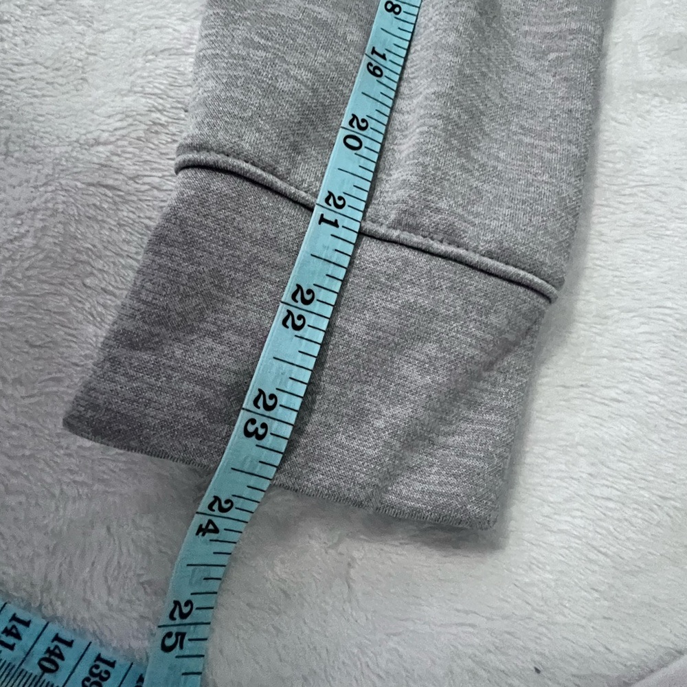 Adidas Women's Gray Hoodie with Gold Logo - Picture 6 of 8